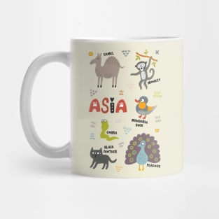 Asian Animals Mug